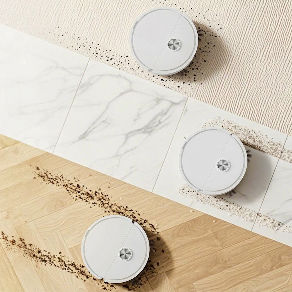 Mildfuse-18 Smart Liff Mini Robotic Vacuum Cleaner: Compact Cleaning for Modern Living